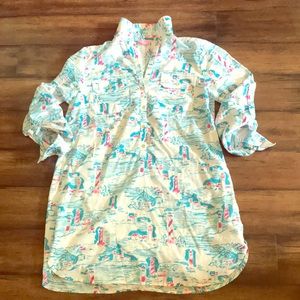 Lilly Pulitzer sz small captiva tunic